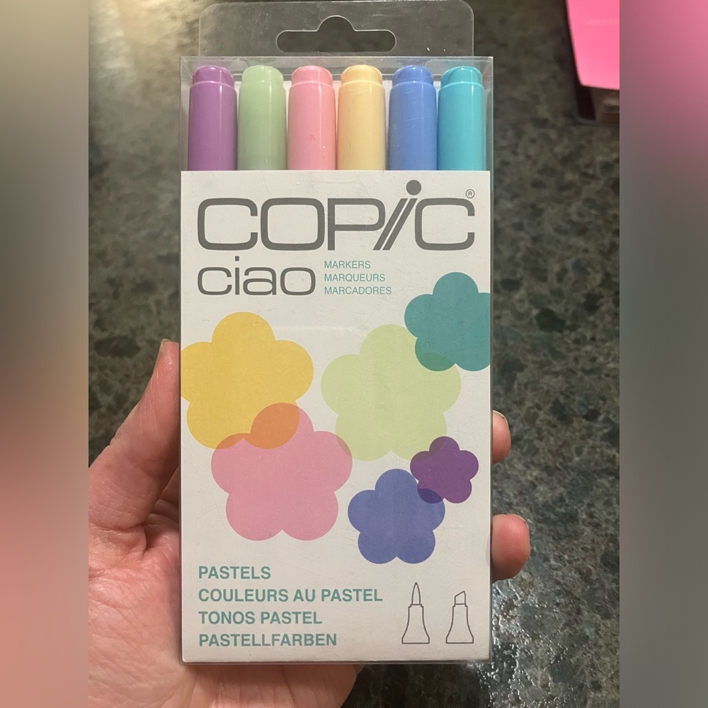 Copic dual tipped alcohol ink markers Pastels